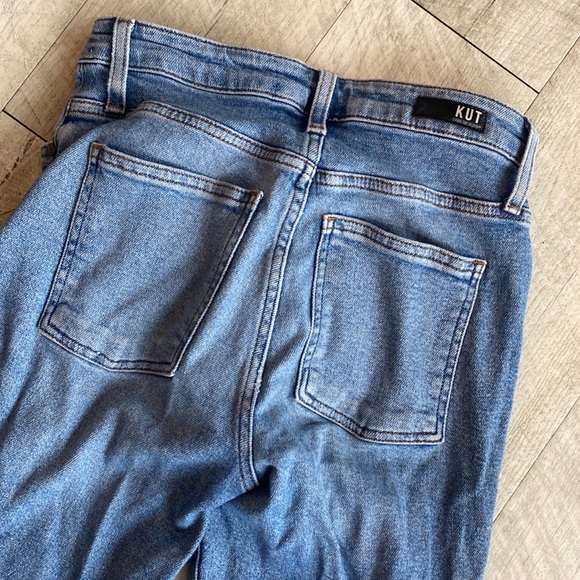 Rachael High Rise Fab Ab Mom Raw Hem, Petite (Keeper Wash) - Picture 5 of 5